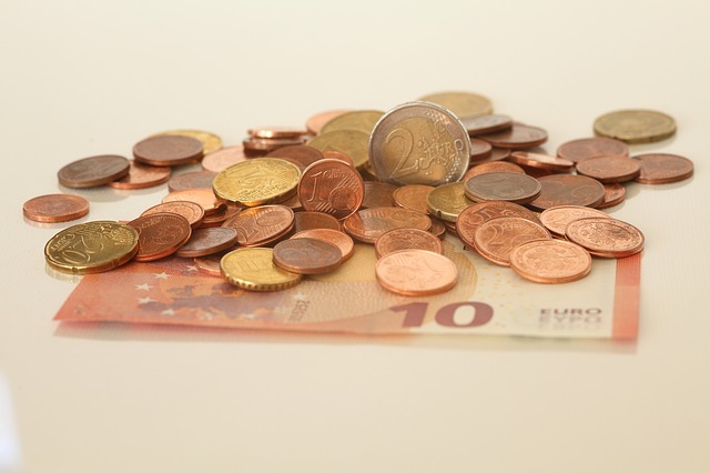 euro mince, bankovka